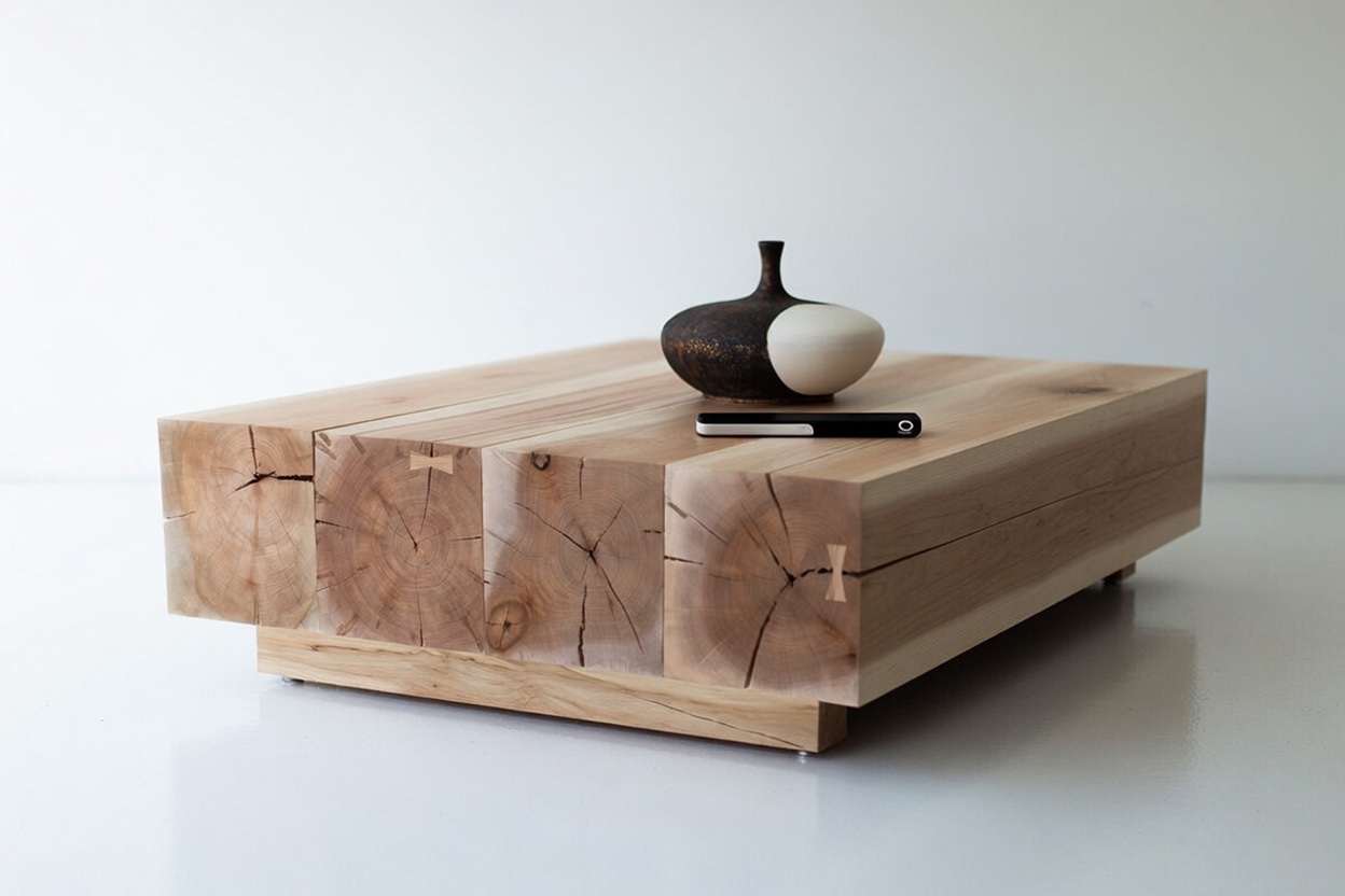 Beautiful handcrafted wood table